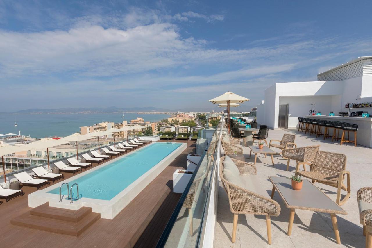 Hm Ayron Park - Adults Only Hotel Playa de Palma  Ngoại thất bức ảnh Rooftop pool at the hotel